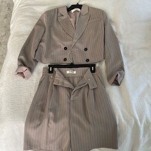 4th + Reckless Blazer and Shorts Set